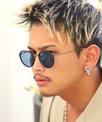 LUXSTYLE/ヴィンテージデザインサングラス/サングラス メンズ レディース グラサン ラウンド/503379937