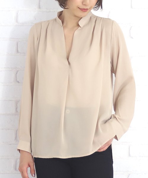 クーポン セール76 Off 長袖 シフォンブラウス 長袖 トップス レディース シフォン オフィス フォーマル カットソー 春 夏 秋 冬 アミュレット Amulet D Fashion