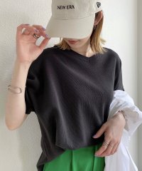 and　Me.../コットンワッフル半袖背中タックドルマンTシャツ トップス/503381956