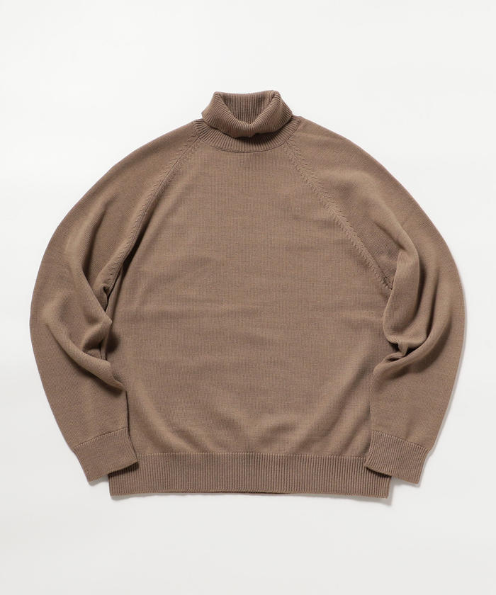 BATONER/バトナー】RAGLAN TURTLE ラグラン タートルネック #BN