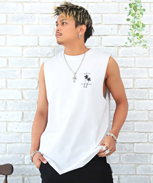 ビッグシルエットノースリーブtシャツ Tシャツ メンズ フレンチスリーブ ノースリーブ ビッグシルエット ラグスタイル Luxstyle D Fashion ビッグシルエットノースリーブtシャツ Tシャツ メンズ フレンチスリーブ ノースリーブ ビッグシルエット ラグスタイル Luxstyle D Fashion