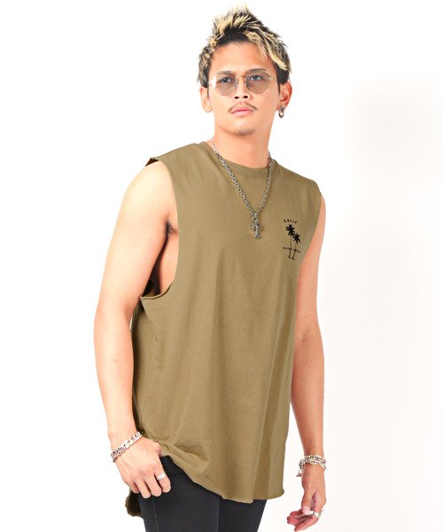 ビッグシルエットノースリーブtシャツ Tシャツ メンズ フレンチスリーブ ノースリーブ ビッグシルエット ラグスタイル Luxstyle D Fashion ビッグシルエットノースリーブtシャツ Tシャツ メンズ フレンチスリーブ ノースリーブ ビッグシルエット ラグスタイル Luxstyle D Fashion