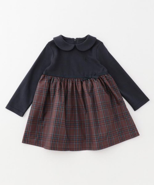 セール 80 100cm タフタチェックワンピース 組曲kids Kumikyoku Kids D Fashion