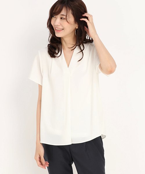 ストレッチジョーゼットブラウス ストロベリーフィールズ Strawberry Fields D Fashion ストレッチジョーゼットブラウス ストロベリーフィールズ Strawberry Fields D Fashion
