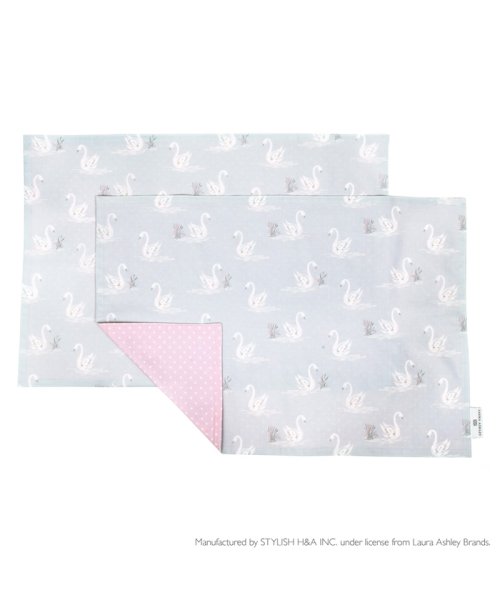 Laura Ashley ランチョンマット ラージタイプ Swans ローラアシュレイ Laura Ashley D Fashion