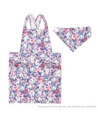  LAURA ASHLEY/LAURA ASHLEY バッククロス子どもエプロン(100～120cm)　Floret/503387966