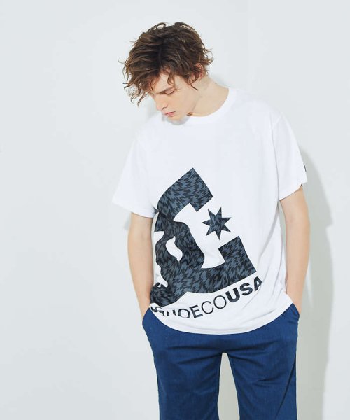 Dc Shoes Eley Kishimoto ビックロゴプリント 半袖tシャ Abahouse Abahouse D Fashion