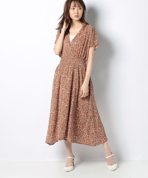 セール 花柄カシュクールワンピース 503381839 オリーブデオリーブ Olive Des Olive D Fashion