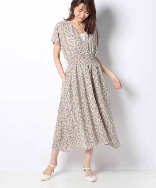 セール 67 Off 花柄カシュクールワンピース オリーブデオリーブ Olive Des Olive D Fashion