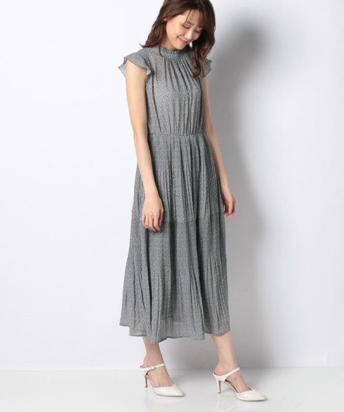 セール シフォン小花柄プチハイワンピース オリーブデオリーブ Olive Des Olive D Fashion