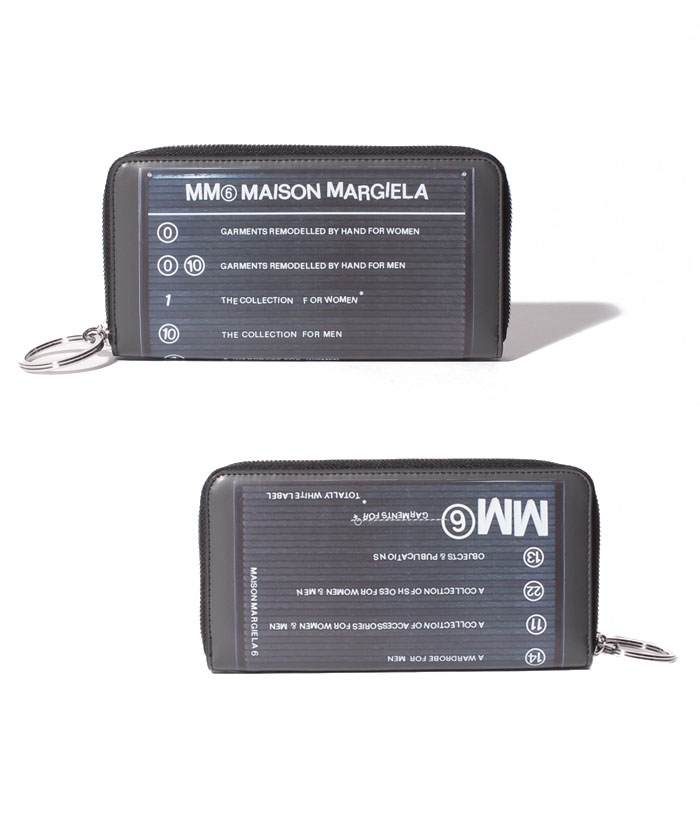 セール】【MM6 Maison Margiela】長財布 ラウンドジップ セール】【MM6 Maison Margiela】長財布 ラウンドジップ