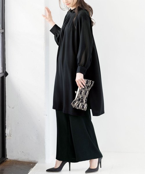 洗える 楽に着られるチュニックセットアップ ラナン Ranan D Fashion
