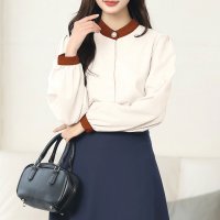 Amulet/アミュレット Amulet シフォンブラウス おしゃれ シフォン 切り替えシャツブラウス レディース/503396208