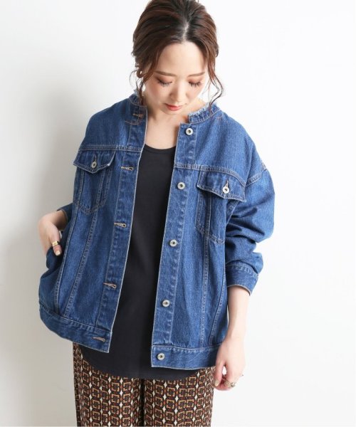Le Denim ノーカラーgジャン スローブ イエナ Slobe Iena D Fashion