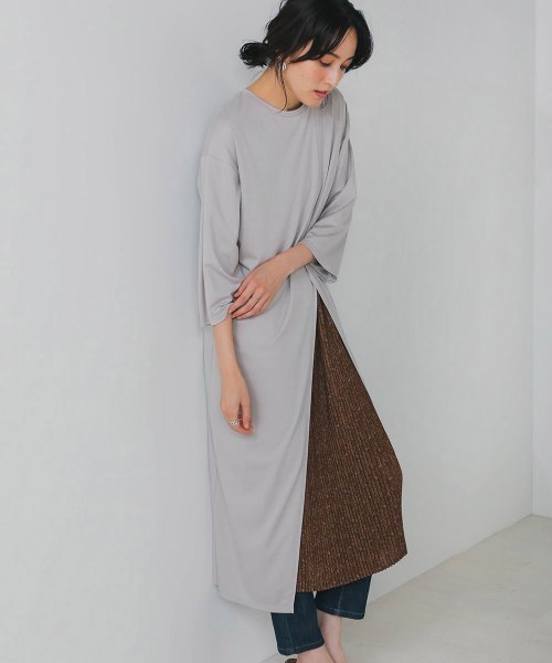 セール プリーツセンタースリットワンピース ブージュルード Bou Jeloud D Fashion セール プリーツセンタースリットワンピース ブージュルード Bou Jeloud D Fashion