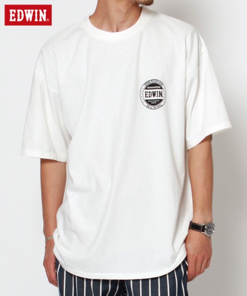 EDWIN】 エドウィン 胸ワンポイントロゴ 半袖 Tシャツ EDWIN】 エドウィン 胸ワンポイントロゴ 半袖 Tシャツ
