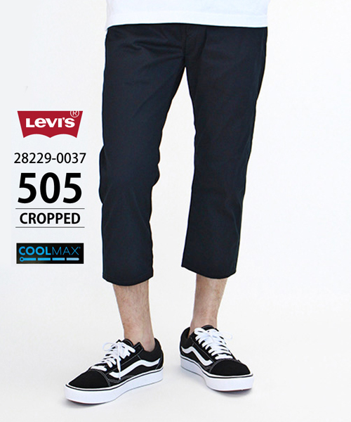 ☆美品☆Levi's BLACK リーバイスブラック 505 七分丈パンツ