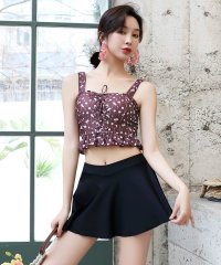 OSYAREVO/オシャレボ OSYAREVO 【ネット限定】レースアップ ビスチェスイムウェア 水着【返品不可商品】/503393753