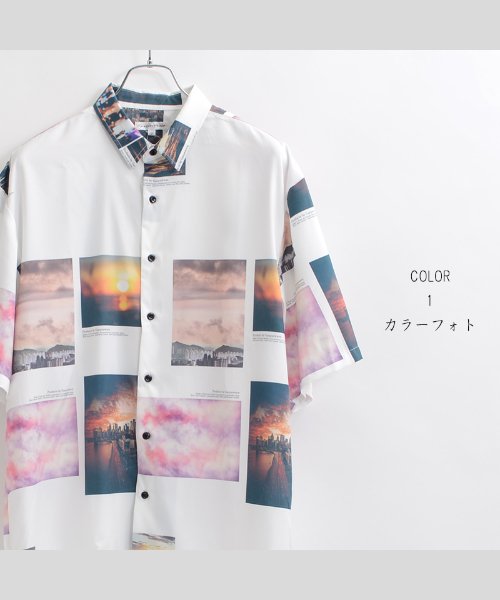 セール15 Off シャツ メンズ 半袖 シャツ レディース 半袖シャツ メンズ 半袖シャツ レディース ビッグシャツ メンズ 半袖 オーバーサイズ シャツ 柄シャツ ペアルック ワンフォークロージング 1111clothing D Fashion