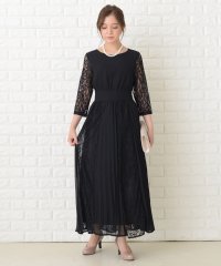 Lace Ladies/レース袖 ロング丈総レース ワンピース・ドレス/503355843