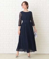 Lace Ladies/レース袖 ロング丈総レース ワンピース・ドレス/503355843