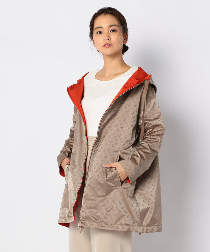 美品ヘルノ・ リバーシブルモッズコート セール 30%OFF】【HERNO/ヘルノ】モノグラムリバーシブルモッズ