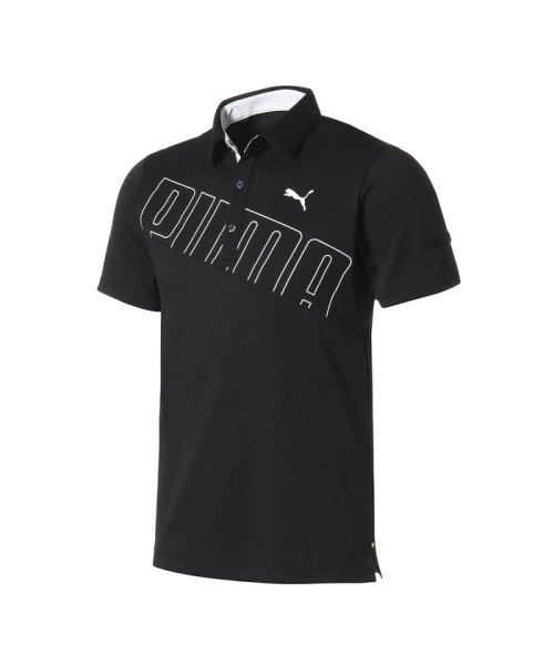 セール】ゴルフ ビッグ プーマ ロゴ 半袖 ポロシャツ(503412550) | プーマ(PUMA) - d fashion