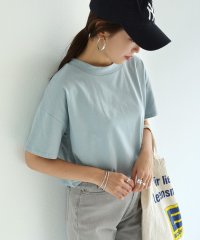 and　Me.../アンドミー andme コットンモックネック半袖Tシャツ/503413376