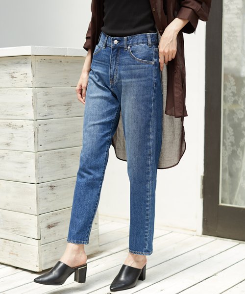 セール Magaseek Dfashion限定 テーパードデニムパンツ ナノ ユニバース Nano Universe D Fashion セール Magaseek Dfashion限定 テーパードデニムパンツ ナノ ユニバース Nano Universe D Fashion