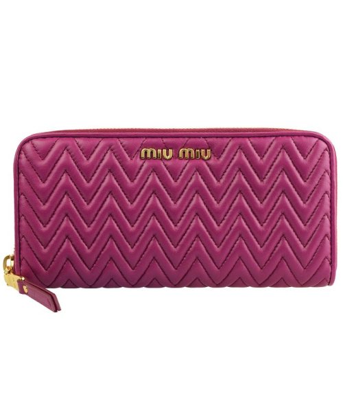 セール Miumiu ミュウミュウ Miumiu ミュウミュウ ラウンド 長財布 ミュウミュウ Miumiu D Fashion
