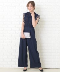 Lace Ladies/レースレディース Lace Ladies フリルノースリーブオールインワンパンツドレス/503355859