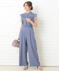Lace Ladies/レースレディース Lace Ladies フリルノースリーブオールインワンパンツドレス/503355859