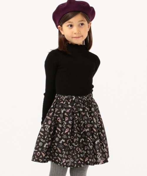 セール 50 Off Ships Kids リバティ フレア ギャザー スカート 100 130cm シップスキッズ Ships Kids D Fashion