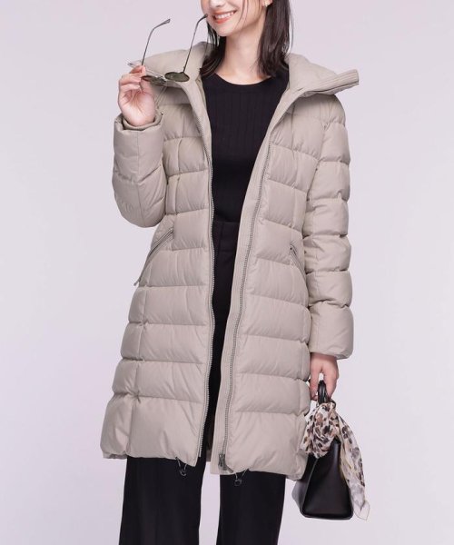 セール 西川ダウン Tacteemショールスタンドカラーダウン ナノ ユニバース Nano Universe D Fashion
