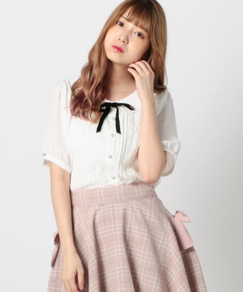 セール フラットカラーレトロブラウス ロディスポット Lodispotto D Fashion