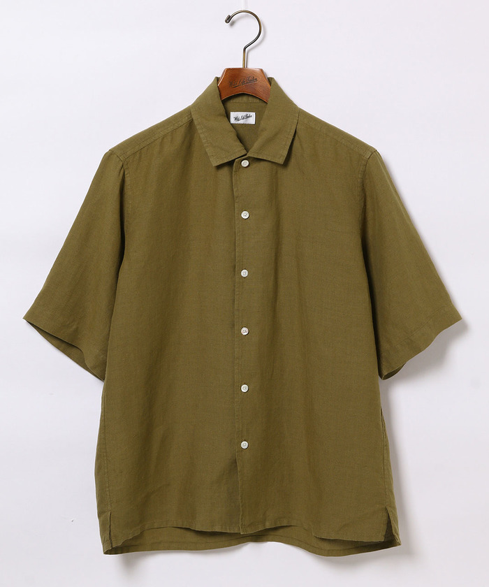 新品 Wild Life Tailor HEMP 半袖シャツ L セール 70%OFF】【Wild Life Tailor】ブラックHEMP半袖
