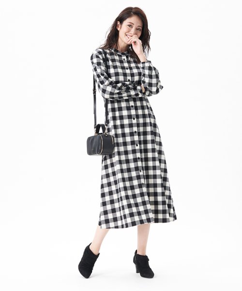 ブロックチェックワンピース キャラ オ クルス Cara O Cruz D Fashion