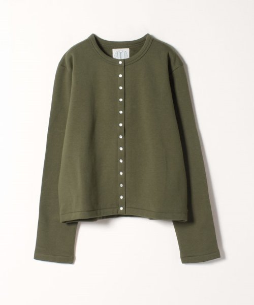 M001 Cardigan カーディガンプレッション オリジナルバッジ付 アニエスベー ファム Agnes B Femme D Fashion