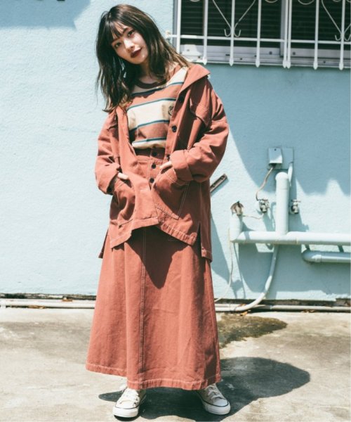 セール Merモデルまるちゃん着用 後ろボタンポケシャツ ダブルネーム Double Name D Fashion