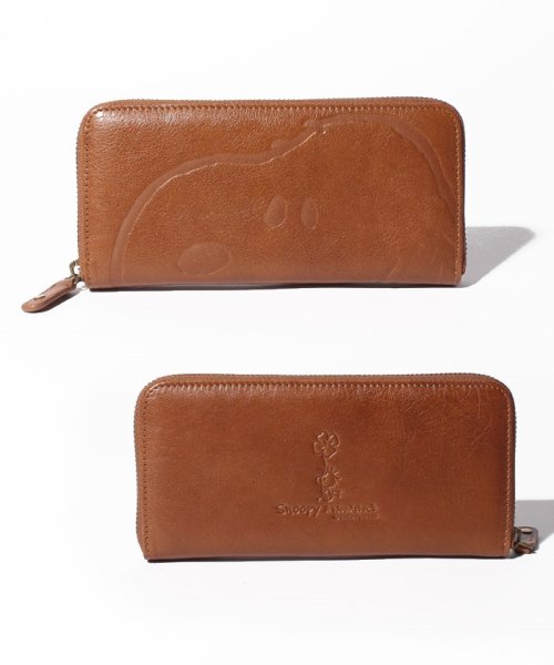 スヌーピー Snoopy ピーナッツ Peanuts ラウンド束入れ スヌーピー Snoopy Leather Collection D Fashion