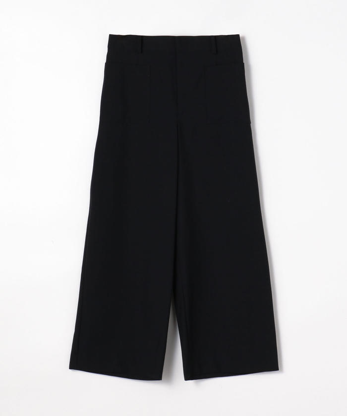 最安価格 セール】ウーステッドウール ワイドクロップドパンツ(503459310 パンツ