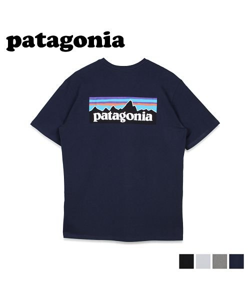 パタゴニア Patagonia Tシャツ 半袖 レスポンシビリティー メンズ レディース P 6 Logo Responsibili Tee ブラック ホワイト パタゴニア Patagonia D Fashion