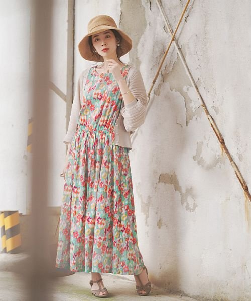 Tvドラマ着用 インドコットン ノースリーブワンピース ズーティー Zootie D Fashion