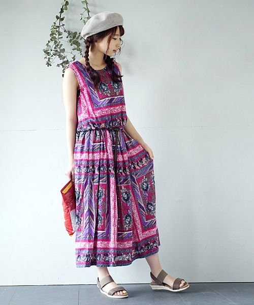 インドコットン ノースリーブワンピース ズーティー Zootie D Fashion