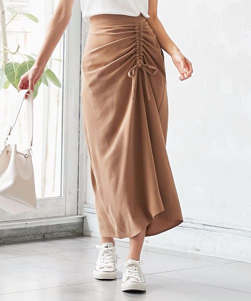 セール】ドロストデザインスカート [M2995](503472653) | 神戸レタス 