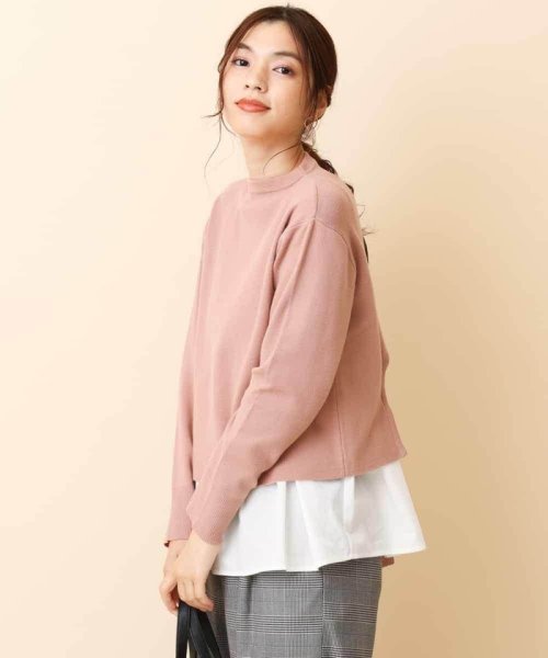 セール 2点セット 洗える シャツレイヤードニットプルオーバー アー ヴェ ヴェ A V V D Fashion セール 2点セット 洗える シャツレイヤードニットプルオーバー アー ヴェ ヴェ A V V D Fashion