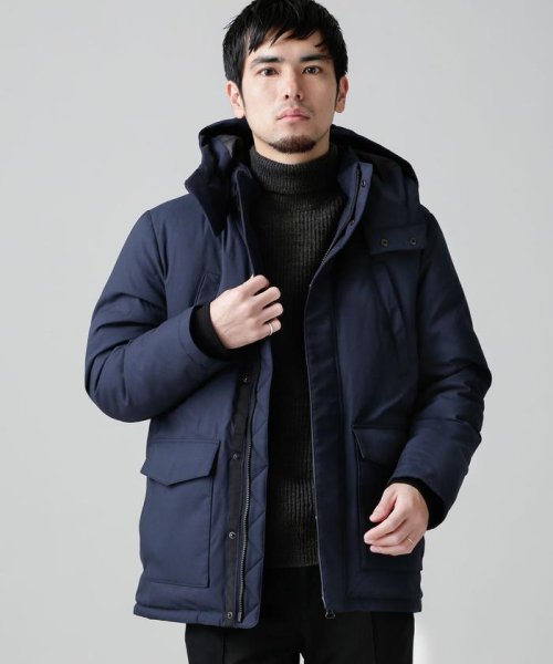 セール 河田フェザー ミリタリーダウンジャケット ナノ ユニバース Nano Universe D Fashion