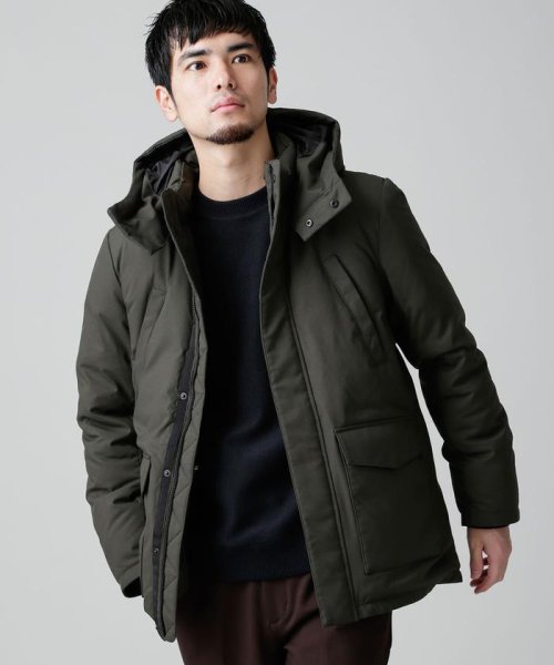セール 河田フェザー ミリタリーダウンジャケット ナノ ユニバース Nano Universe D Fashion