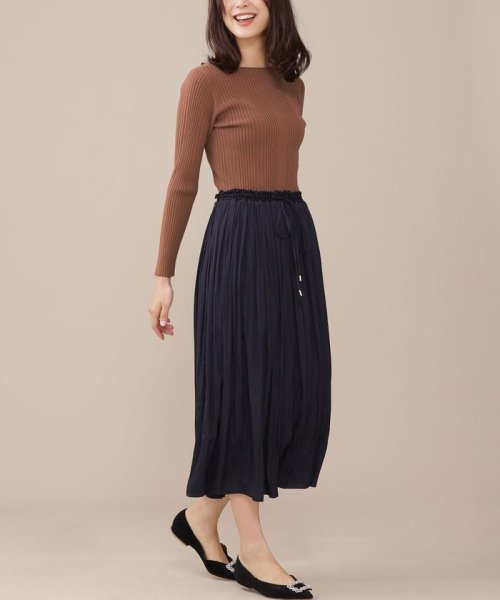セール 70 Off ニット サテンスカートドッキングワンピース ナノ ユニバース Nano Universe D Fashion セール 70 Off ニット サテンスカートドッキングワンピース ナノ ユニバース Nano Universe D Fashion