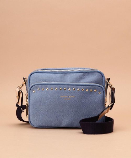セール 50 Off デニムスタッズスクエアショルダーバッグ 小 サマンサタバサ Samantha Thavasa D Fashion セール 50 Off デニムスタッズスクエアショルダーバッグ 小 サマンサタバサ Samantha Thavasa D Fashion